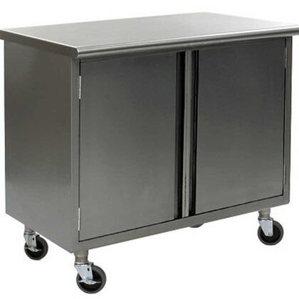 Stainless-steel mobile cabinet